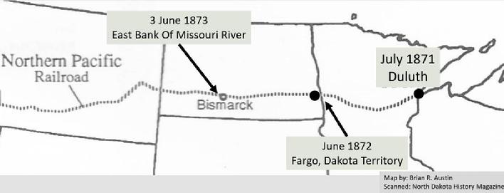 Historic image from the Coming of the Railroad 1870-1879 page