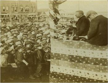 Historic image from the April 1903 President Theodore Roosevelt Returns page