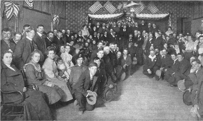 Historic image from the April 1903 President Theodore Roosevelt Returns page