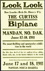 Historic image from the June 1911 Missouri Slope Fair & Airplane Demo page