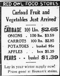 Historic image from the Mandan in the "Dirty Thirties" 1930-1939 page