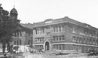 Historic image from the History of Mandan's School System page
