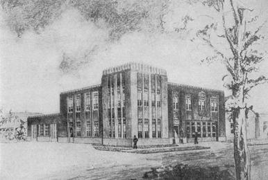 Historic view of the Collins Avenue Civic Building