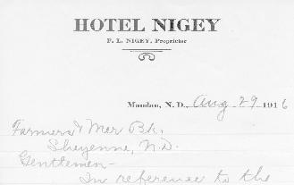 Historic image from the Hotel Nigey aka McDonald Hotel page