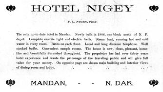 Historic image from the Hotel Nigey aka McDonald Hotel page