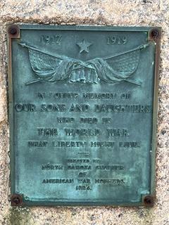 Historic image from the ND Memorial Bridge page