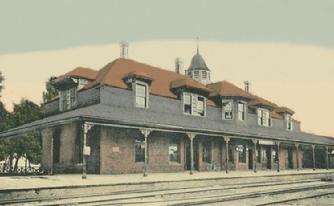Historic image from the NP "Queen Anne" Railway Depot page