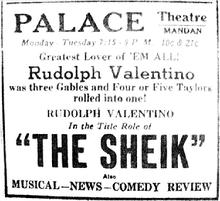 Historic image from the Palace Theatre page