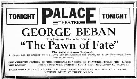 Historic image from the Palace Theatre page