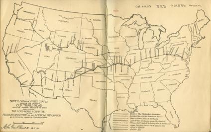 Historic image from the "Red Trail" aka State Route 3 page