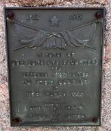 Historic memorial feature at the Liberty Memorial Bridge