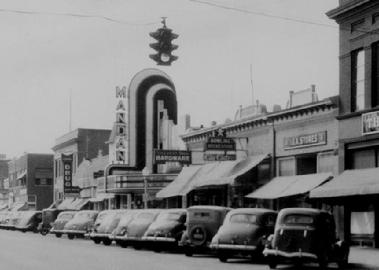 Historic image from the Mandan Theatre page