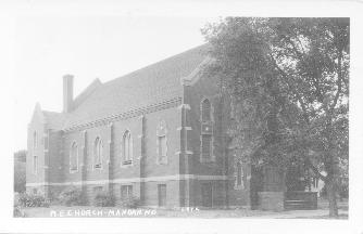 Methodist Episcopal Church in Mandan around 1935