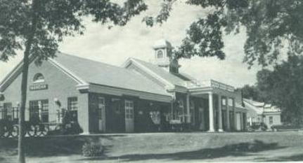 Street-side view of the Northern Pacific Colonial Depot