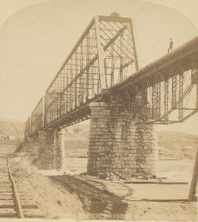 The original Northern Pacific Missouri River bridge