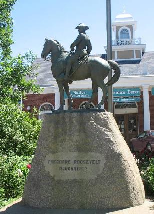 Historic image from the Roughrider Statue page