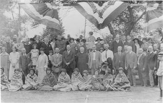 Historic image from the Roughrider Statue page