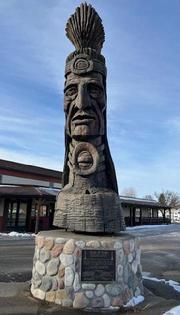Historic image from the Whispering Giant Sculpture page