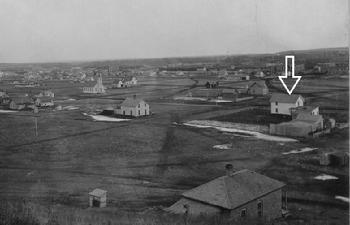 The earlier King home in 1882