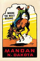 Historic image from the Answers for Questions about Mandan's History page