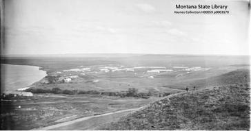 Historic image from the Answers for Questions about Mandan's History page